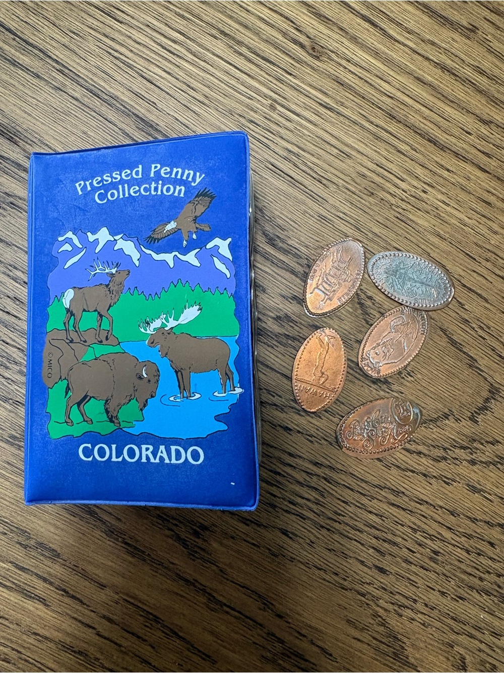 Pressed Penny Collection Souvenir Set - Blue Cover